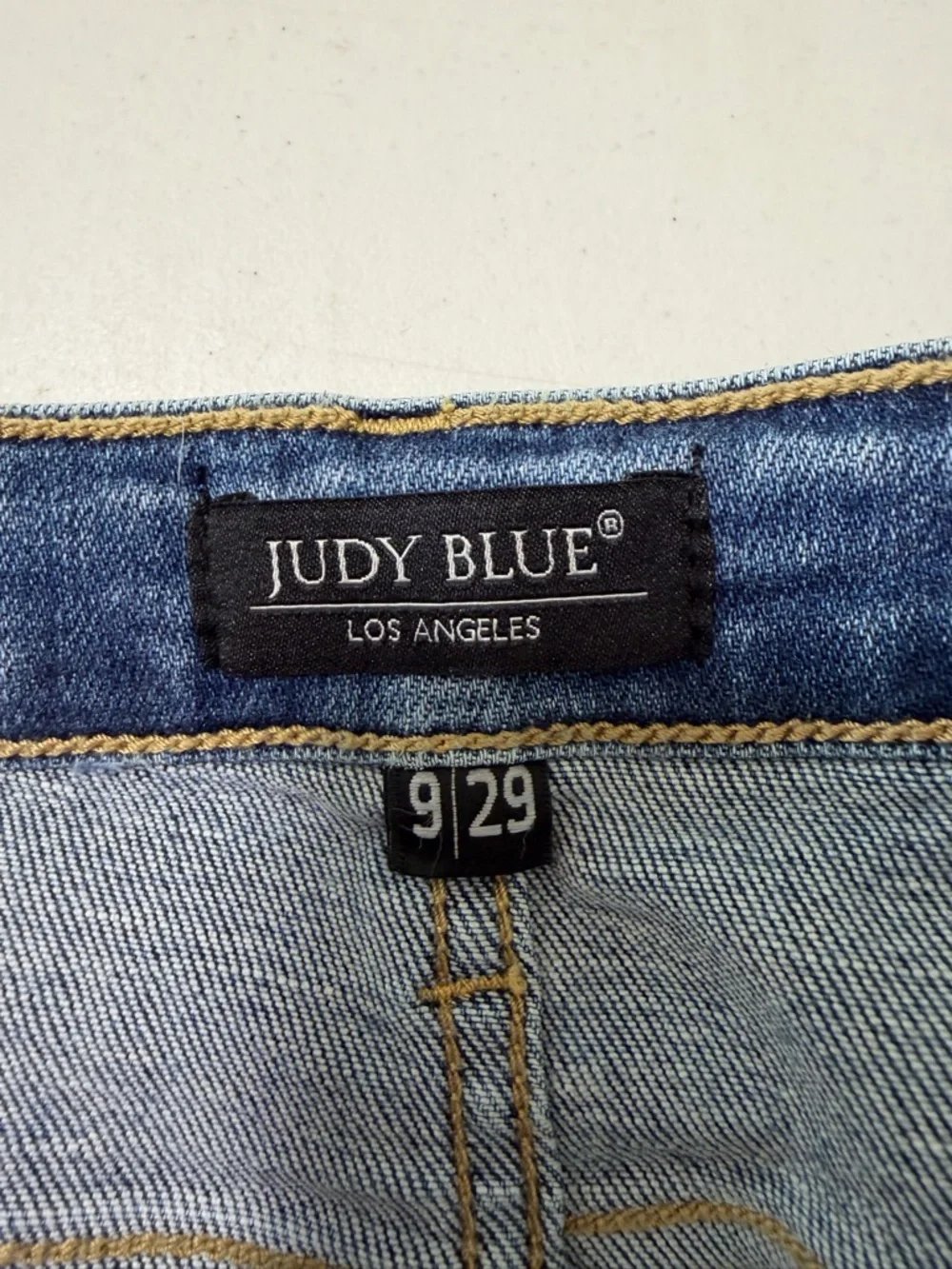Judy Blue Jeans Womens 9/29 Distressed High Waist Wide Leg Cropped JB82256LT-CO - Picture 8 of 16